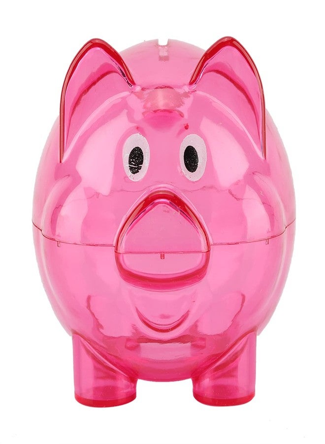 Gavigain Piggy Bank, Resin Money Bank, Children's Toy Gift Savings Jar, Bank for Girls and Boys, Practical Gifts for Birthday, Christmas, Babys Shower(Rose Pink) - Image 5